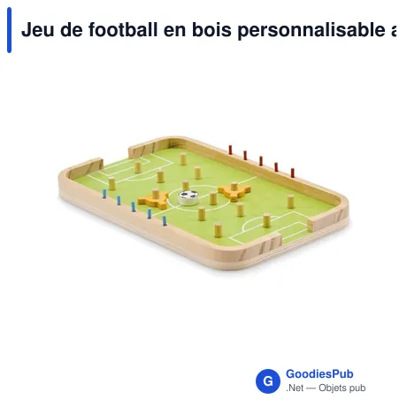Jeu de football en bois personnalisable avec logo - BOLIN
