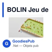 Jeu de football en bois personnalisable avec logo - BOLIN - Miniature 2