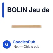Jeu de football en bois personnalisable avec logo - BOLIN - Miniature 6