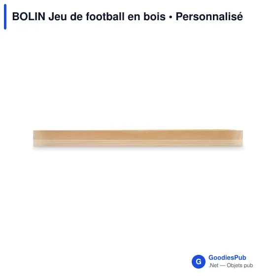 Jeu de football en bois personnalisable avec logo - BOLIN - Image 6