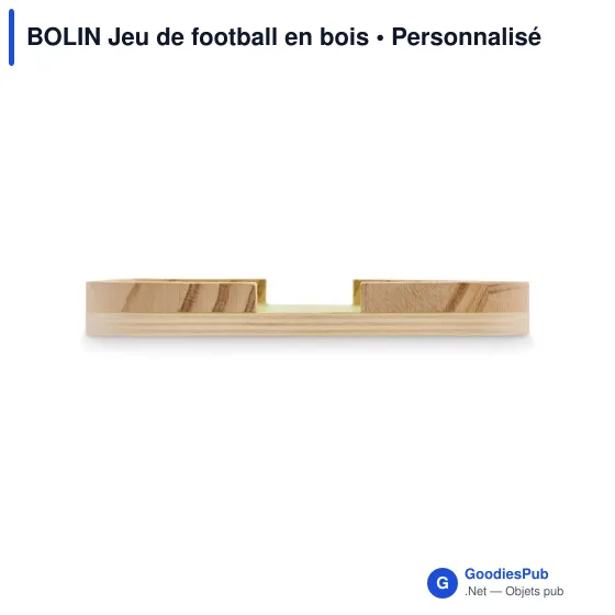 Jeu de football en bois personnalisable avec logo - BOLIN - Image 7