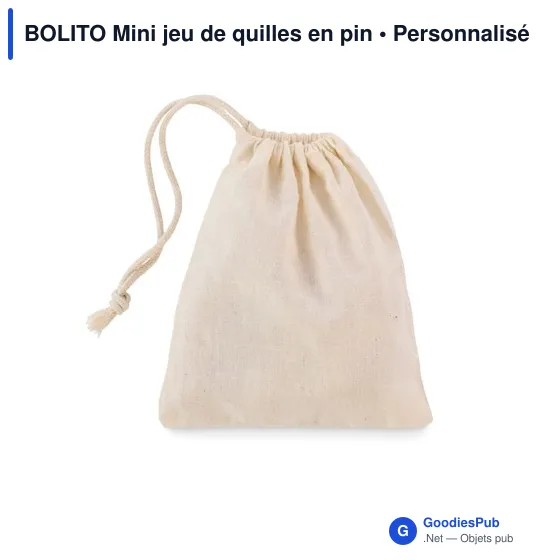 BOLITO Mini jeu de quilles en pin - Image 3