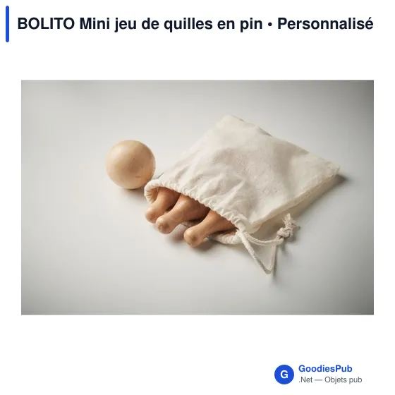 BOLITO Mini jeu de quilles en pin - Image 8