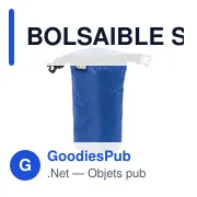 BOLSAIBLE Sac étanche 210T RPET 1,5L - Miniature 1