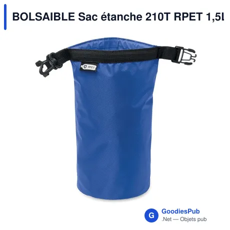 BOLSAIBLE Sac étanche 210T RPET 1,5L
