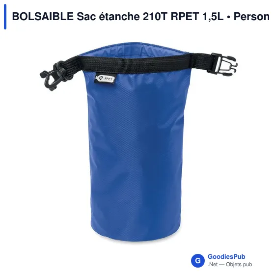 BOLSAIBLE Sac étanche 210T RPET 1,5L - Image 2