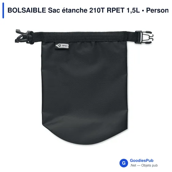 BOLSAIBLE Sac étanche 210T RPET 1,5L - Image 11