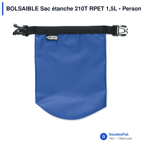 BOLSAIBLE Sac étanche 210T RPET 1,5L - Image 3