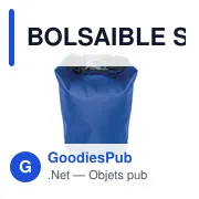 BOLSAIBLE Sac étanche 210T RPET 1,5L - Miniature 6