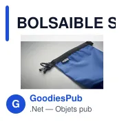 BOLSAIBLE Sac étanche 210T RPET 1,5L - Miniature 7