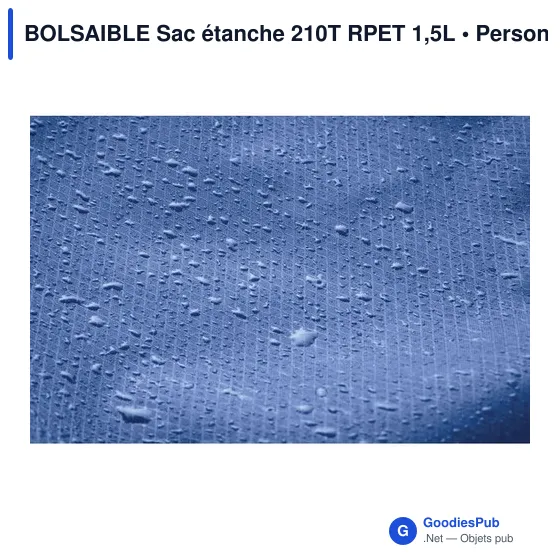 BOLSAIBLE Sac étanche 210T RPET 1,5L - Image 8