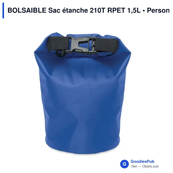 BOLSAIBLE Sac étanche 210T RPET 1,5L - Image 9
