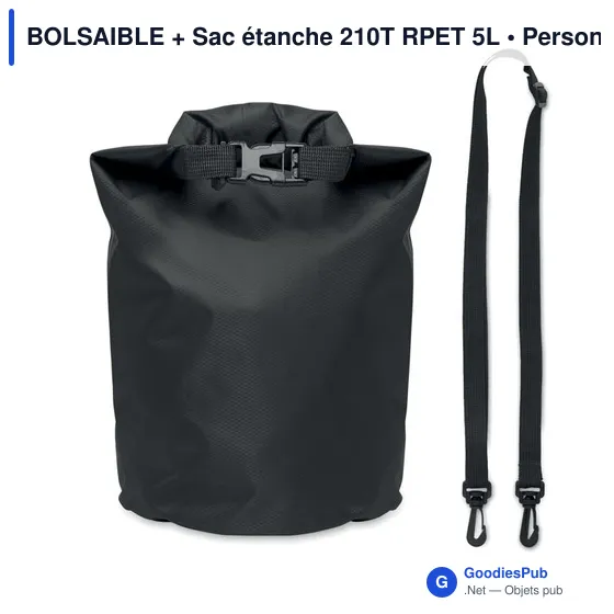 BOLSAIBLE + Sac étanche 210T RPET 5L - Image 1