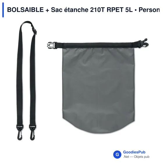 BOLSAIBLE + Sac étanche 210T RPET 5L - Image 11