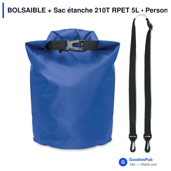 BOLSAIBLE + Sac étanche 210T RPET 5L - Image 12