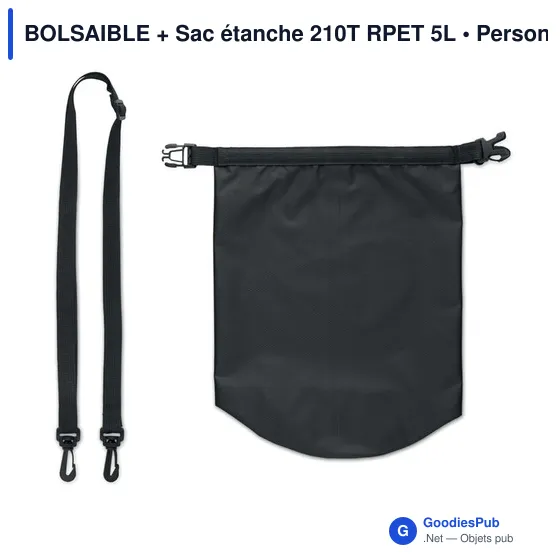 BOLSAIBLE + Sac étanche 210T RPET 5L - Image 6
