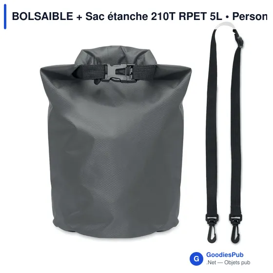 BOLSAIBLE + Sac étanche 210T RPET 5L - Image 7