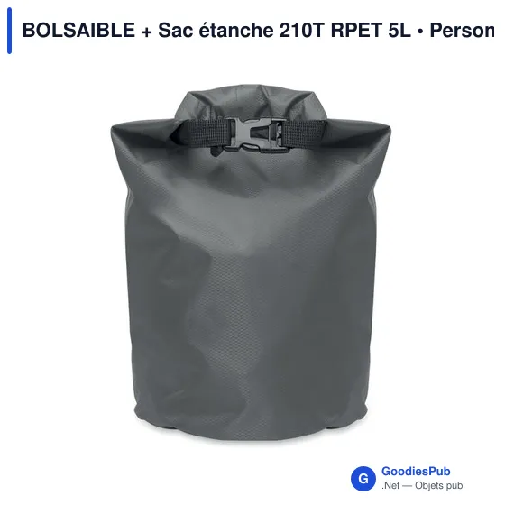 BOLSAIBLE + Sac étanche 210T RPET 5L - Image 10
