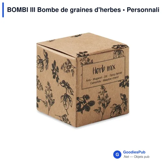 BOMBI III Bombe de graines d'herbes - Image 5