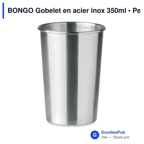 BONGO Gobelet en acier inox 350ml