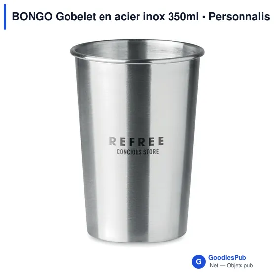 BONGO Gobelet en acier inox 350ml - Image 3