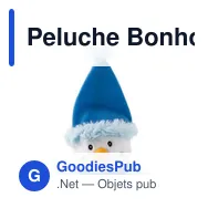 Peluche Bonhomme de Neige personnalisable avec logo - Brennan - Miniature 5