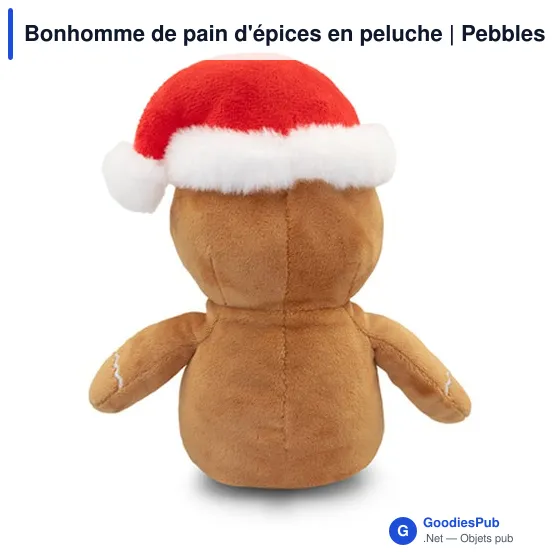 Peluche Bonhomme de Pain d'Épices Personnalisable avec Logo | Pebbles - Image 5