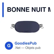BONNE NUIT Masque de voyage - Miniature 1