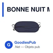 BONNE NUIT Masque de voyage - Miniature 2
