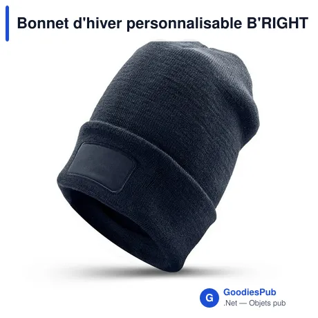 Bonnet d'hiver personnalisable B'RIGHT avec logo