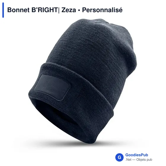 Bonnet d'hiver personnalisable B'RIGHT avec logo - Image 1