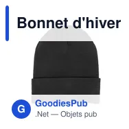 Bonnet d'hiver personnalisable B'RIGHT avec logo - Miniature 9