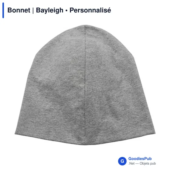 Bonnet personnalisable Bayleigh avec logo - Accessoire textile - Image 11