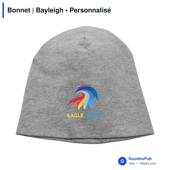 Bonnet personnalisable Bayleigh avec logo - Accessoire textile - Image 12