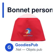 Bonnet personnalisable Bayleigh avec logo - Accessoire textile - Miniature 5