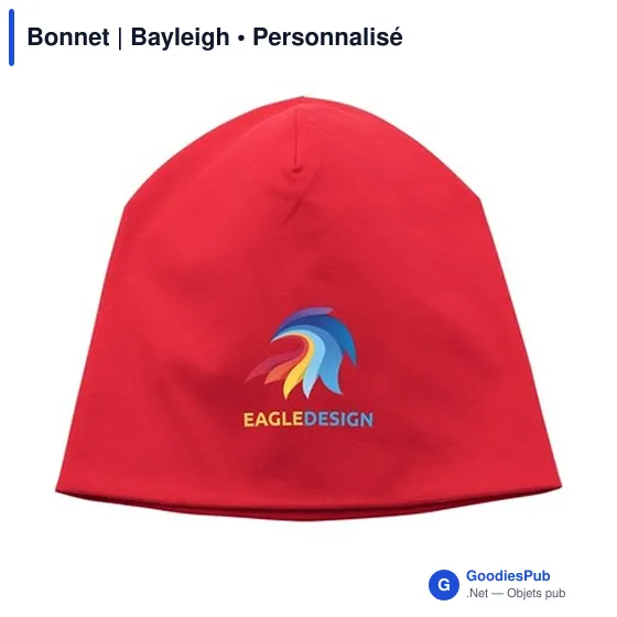 Bonnet personnalisable Bayleigh avec logo - Accessoire textile - Image 5