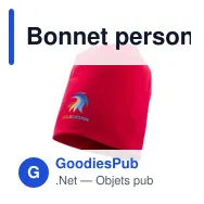 Bonnet personnalisable Bayleigh avec logo - Accessoire textile - Miniature 6