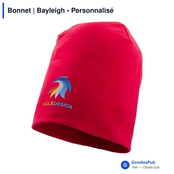 Bonnet personnalisable Bayleigh avec logo - Accessoire textile - Image 6