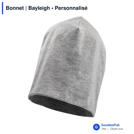 Bonnet personnalisable Bayleigh avec logo - Accessoire textile - Image 8