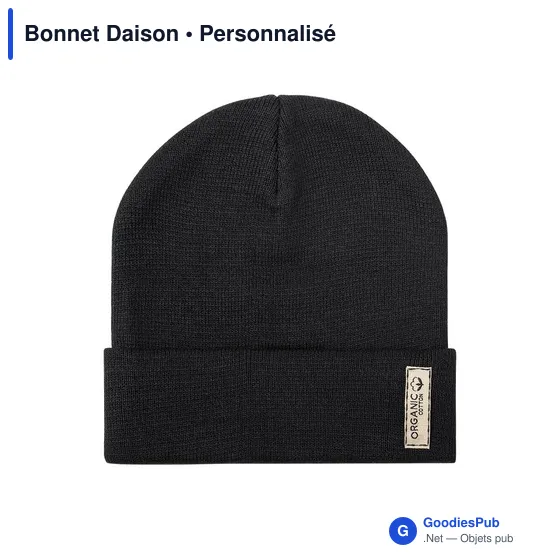 Bonnet personnalisable en coton organique avec logo - Bonnet Daison - Image 7