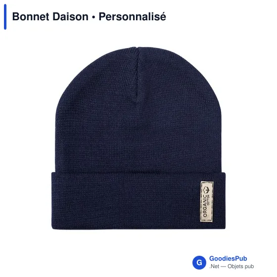 Bonnet personnalisable en coton organique avec logo - Bonnet Daison - Image 10