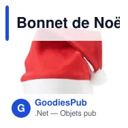 Bonnet de Noël personnalisable avec logo - Rudolf - Miniature 1
