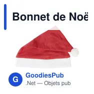 Bonnet de Noël personnalisable avec logo - Rudolf - Miniature 2
