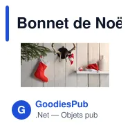 Bonnet de Noël personnalisable avec logo - Rudolf - Miniature 3