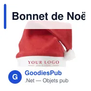 Bonnet de Noël personnalisable avec logo - Rudolf - Miniature 4