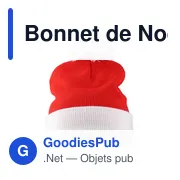 Bonnet de Noël personnalisable avec logo - Eleni - Miniature 4