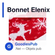 Bonnet Elenix - Miniature 3