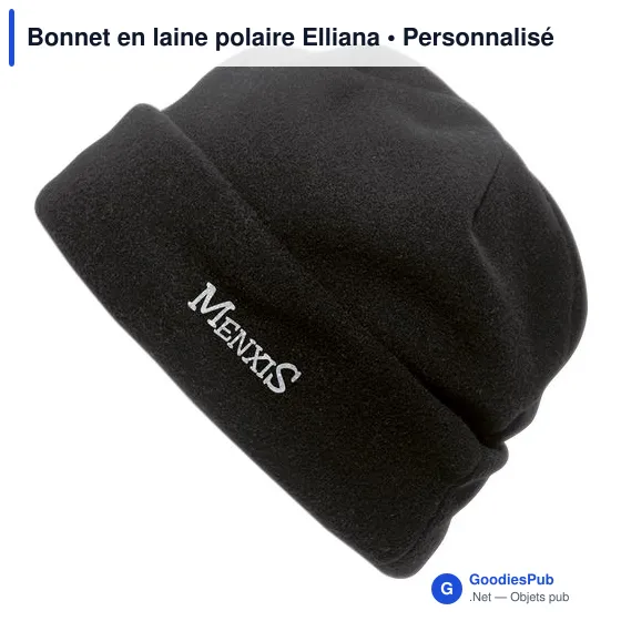 Bonnet en laine polaire personnalisable avec logo - Elliana - Image 2