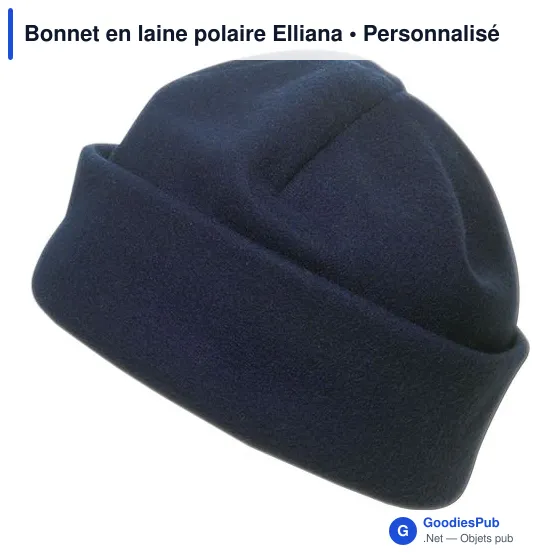 Bonnet en laine polaire personnalisable avec logo - Elliana - Image 11