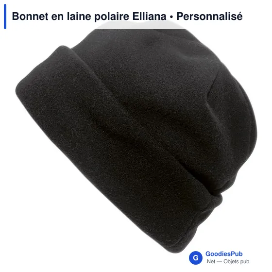 Bonnet en laine polaire personnalisable avec logo - Elliana - Image 12